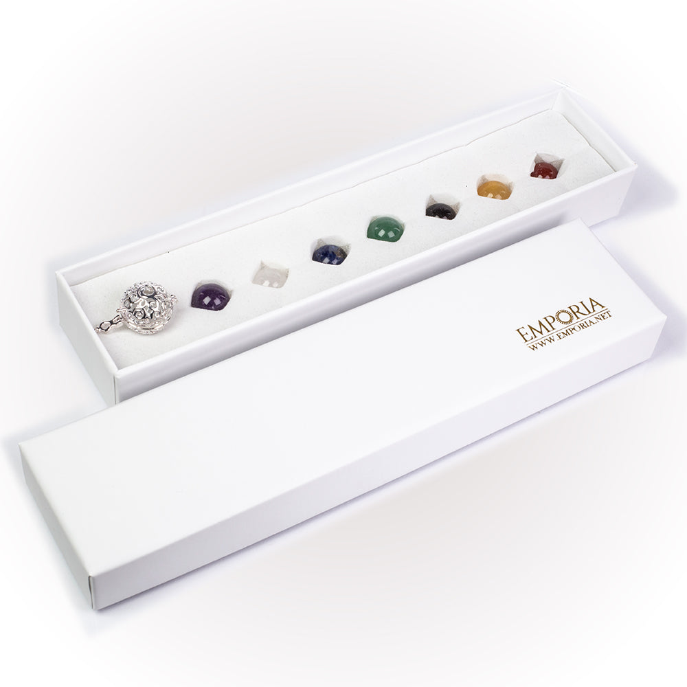 Colar de Liga de Ouro com Ametista e Lápis-lazúli ( Colar+Pendente ) 1 