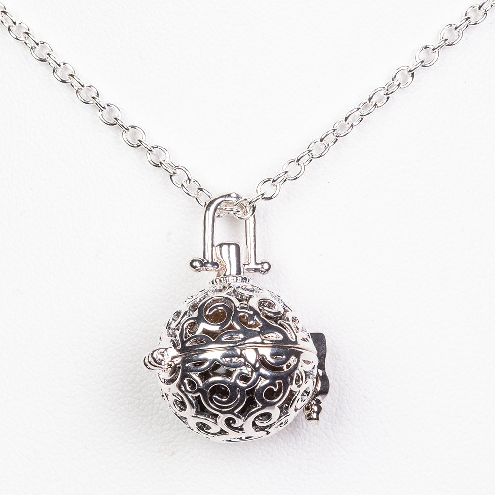 Colar de Liga de Ouro com Ametista e Lápis-lazúli ( Colar+Pendente )