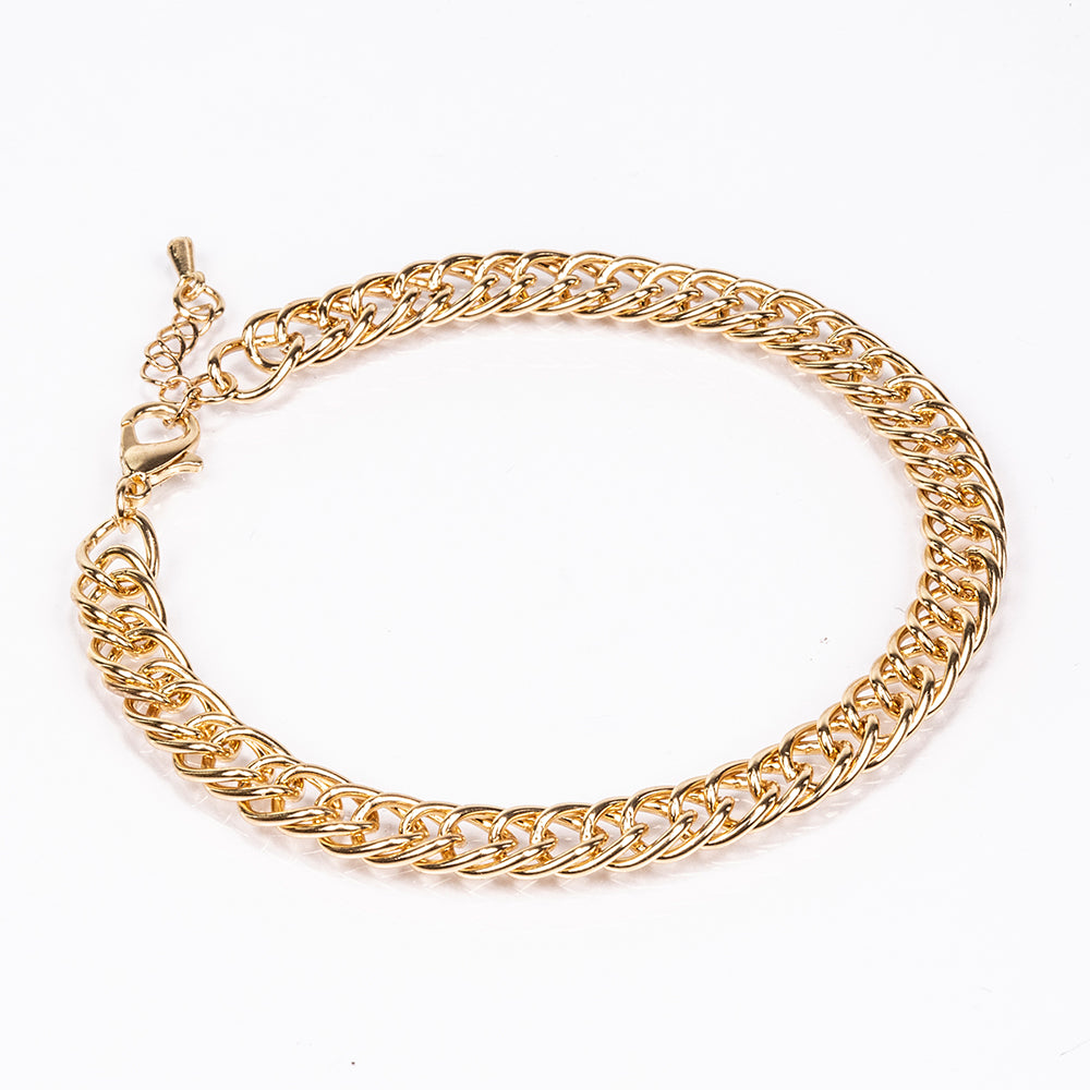 Conjunto de Liga de Ouro com Cristal Emporia® Branco ( Colar+Brincos+Pulseira ) 11 