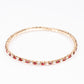 Relógio de Liga de Ouro com Cristal Emporia® Vermelho ( Pulseira )