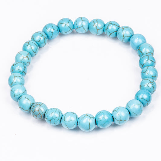 Conjunto de pulseiras minerais com 5 peças