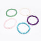 Conjunto de pulseiras minerais com 5 peças