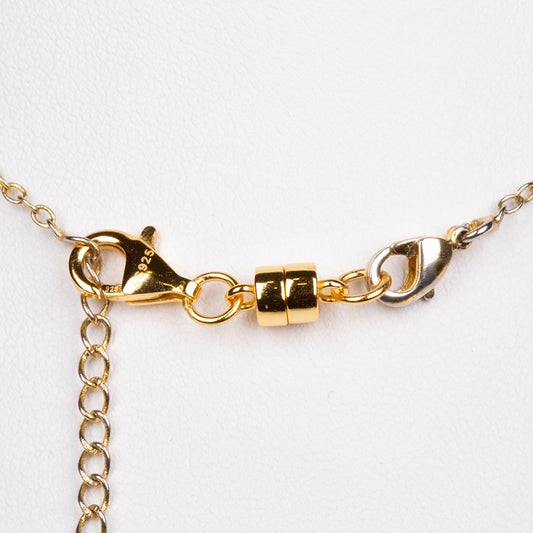 Fechadura magnética de prata banhado a ouro amarelo