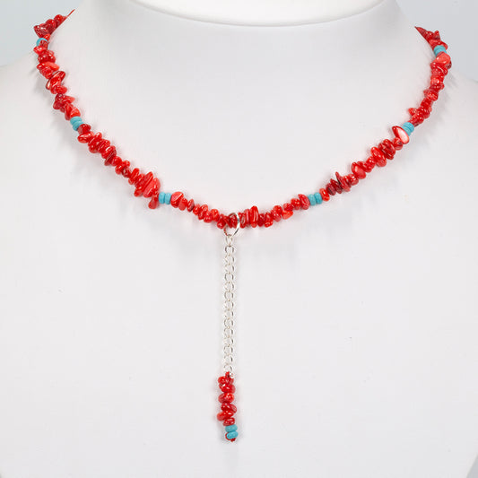 Colar de Prata com Turquesa