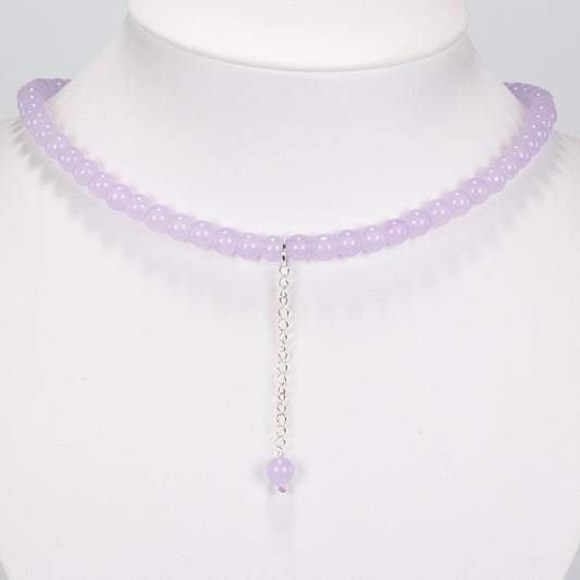 Colar de Prata com Jade