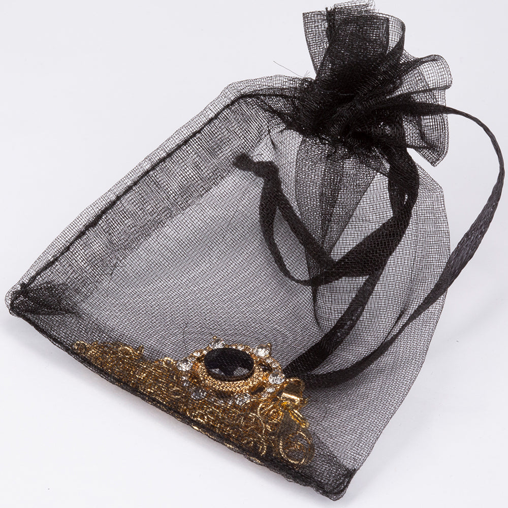 Colar de Liga de Ouro com Safira e Cristal Emporia® Branco ( Colar+Pendente )