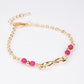 Pulseira de Liga de Ouro com Rubi