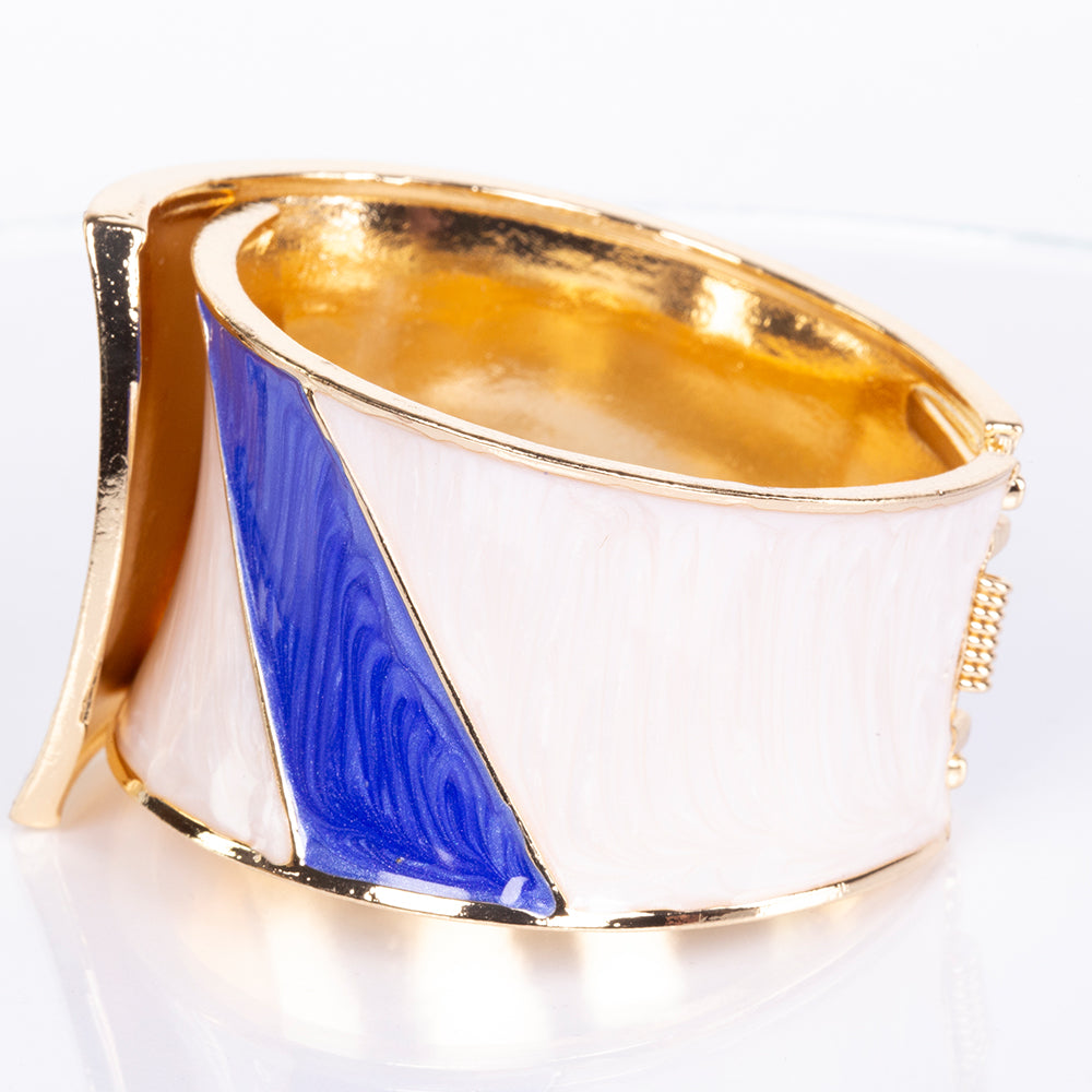 Pulseira de Liga de Ouro com Esmalte 3 