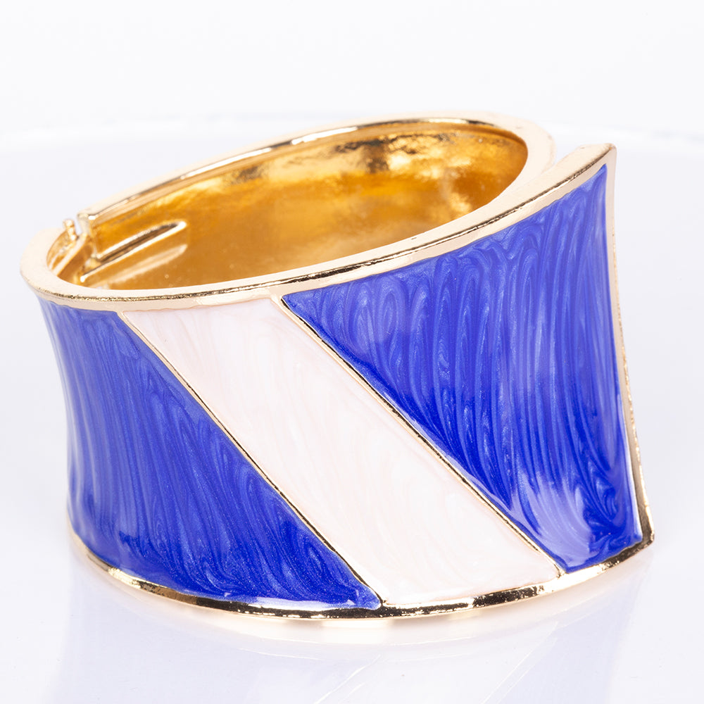Pulseira de Liga de Ouro com Esmalte