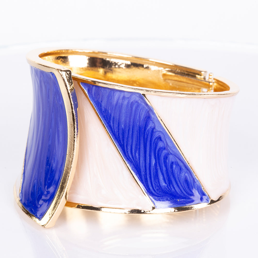 Pulseira de Liga de Ouro com Esmalte 5 
