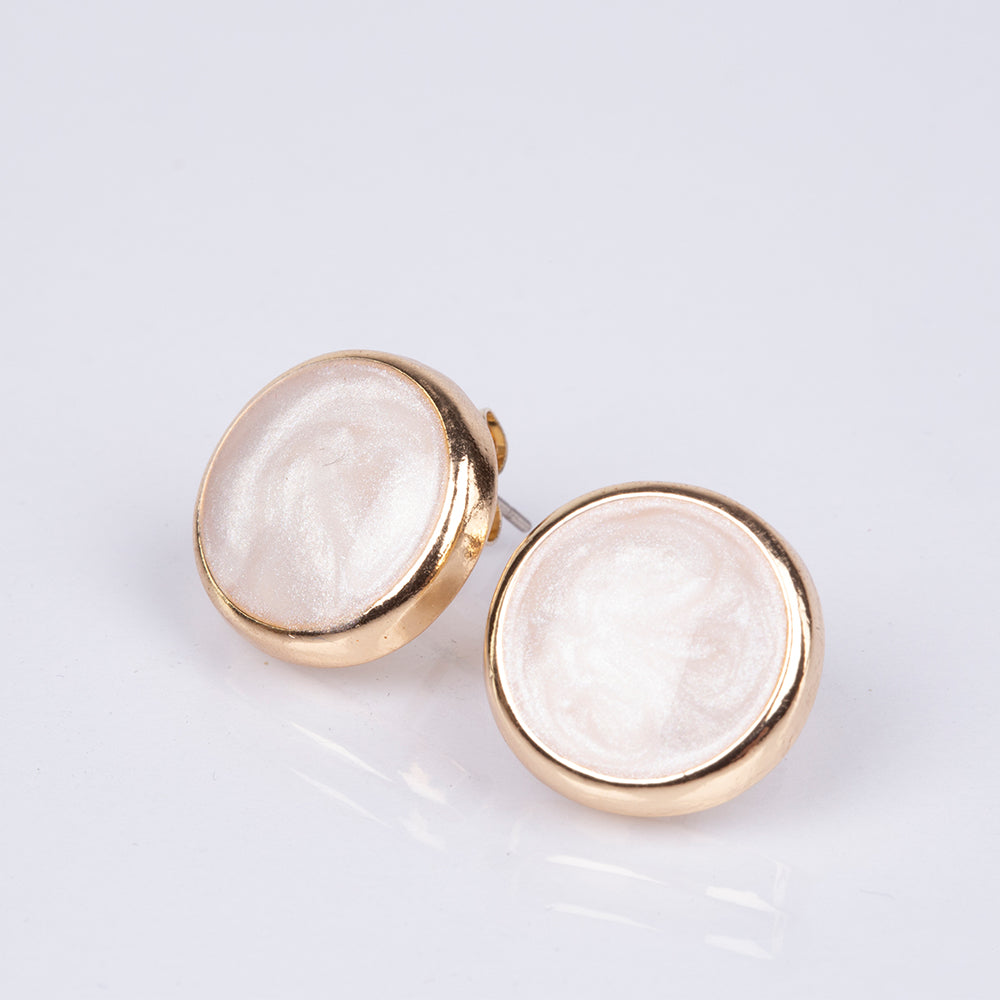 Brincos de Liga de Ouro com Esmalte 2 