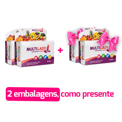 MultiLady - MultiVitamina Reforço Imunitário Premium
