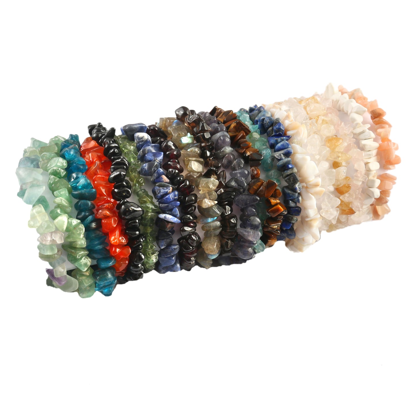 Conjunto com Labradorite e Citrino