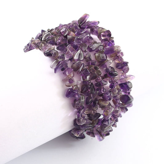 Pulseira de Prata com Ametista