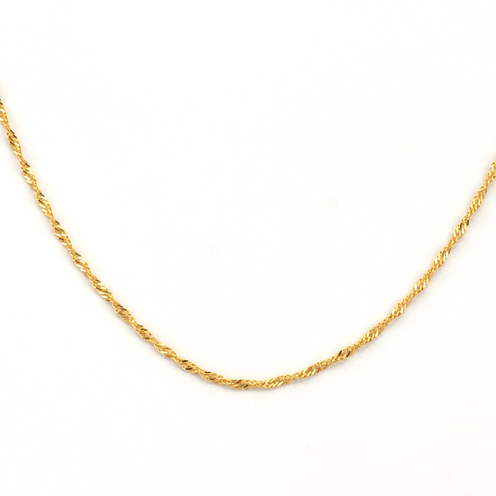 Corrente de Prata com Banho de Ouro 2 