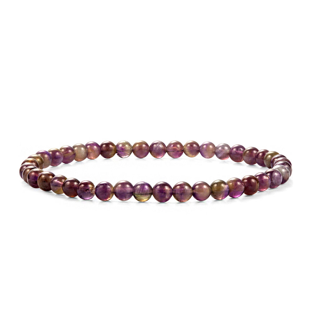 Conjunto com Ametista e Quartzo Rosa ( Pulseira )