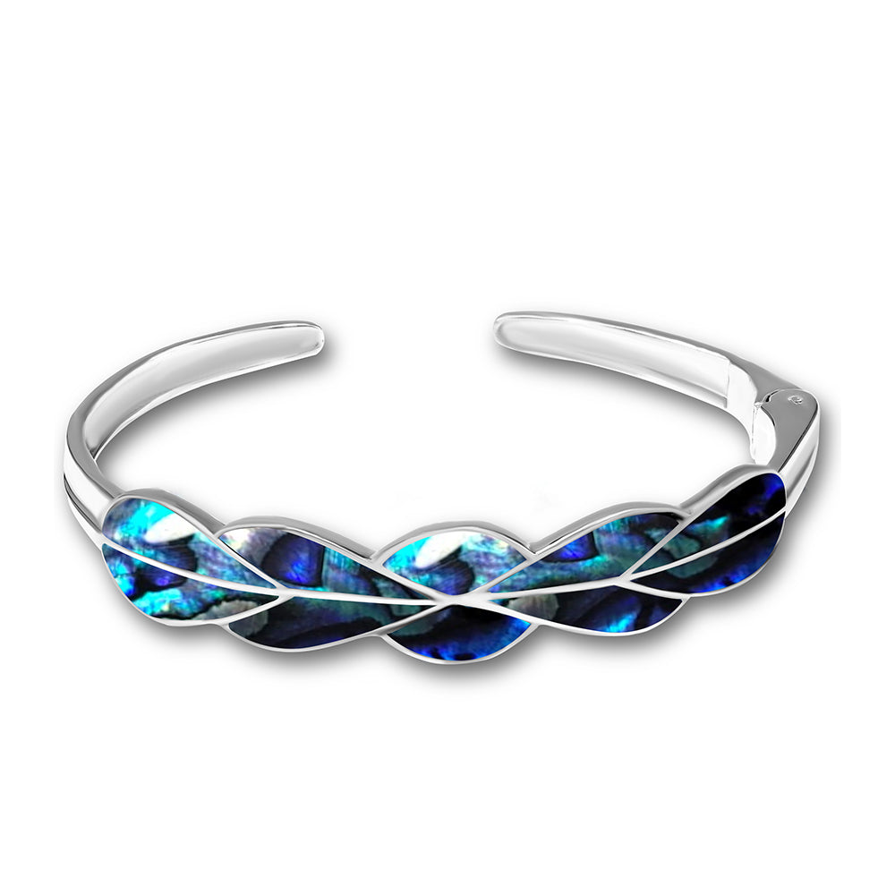 Pulseira de Prata com Concha Abalone  Contraste: Cabeca de Veado (800) 1 