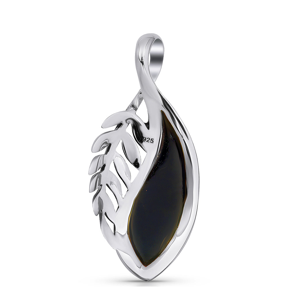 Pendente de Prata com Concha Abalone  Contraste: Cabeca de Veado (800) 3 