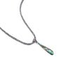 Pendente de Prata com Concha Abalone  Contraste: Cabeca de Veado (800)