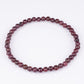 Conjunto com Quartzo Rosa e Granada Vermelha ( Pulseira )