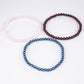 Conjunto com Quartzo Rosa e Granada Vermelha ( Pulseira )