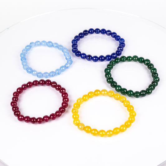 Conjunto com Jade Amarelo e Jade Verde ( Pulseira )