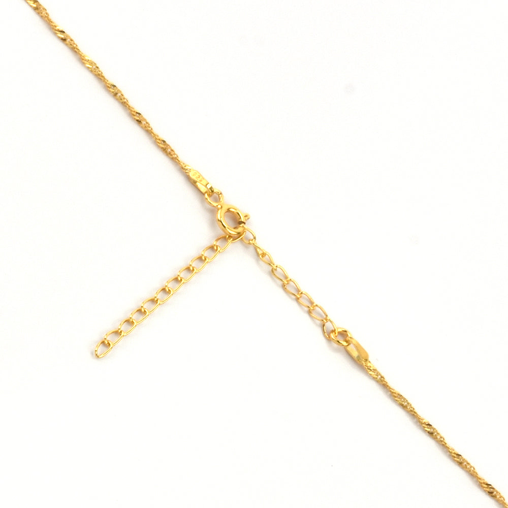 Corrente de Prata com Banho de Ouro 4 