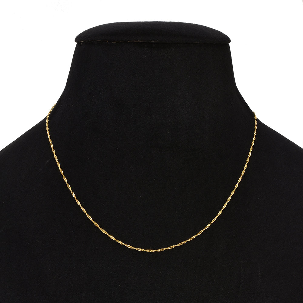 Corrente de Prata com Banho de Ouro 5 