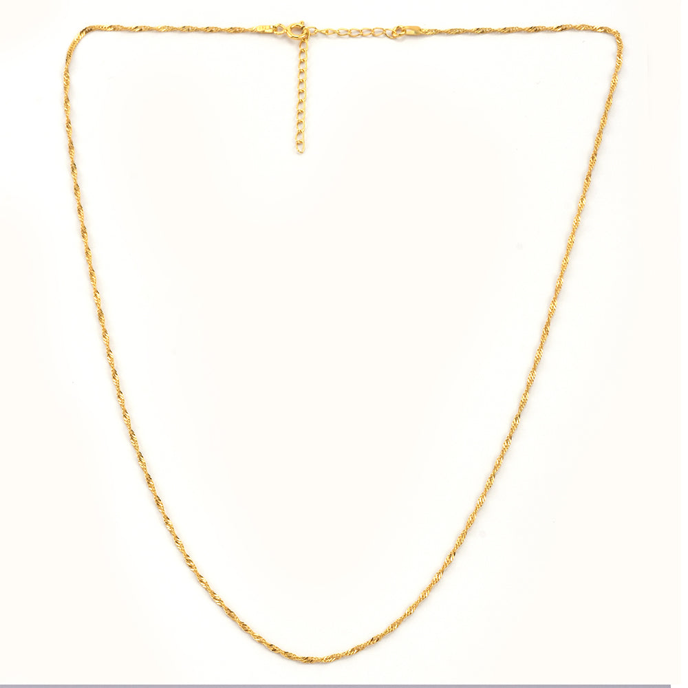 Corrente de Prata com Banho de Ouro 3 