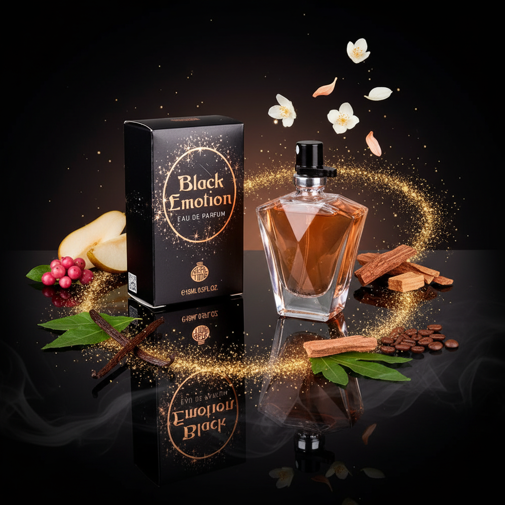 15 ml EDP «BLACK EMOTION» - oriental - fragrância de Baunilha 6 