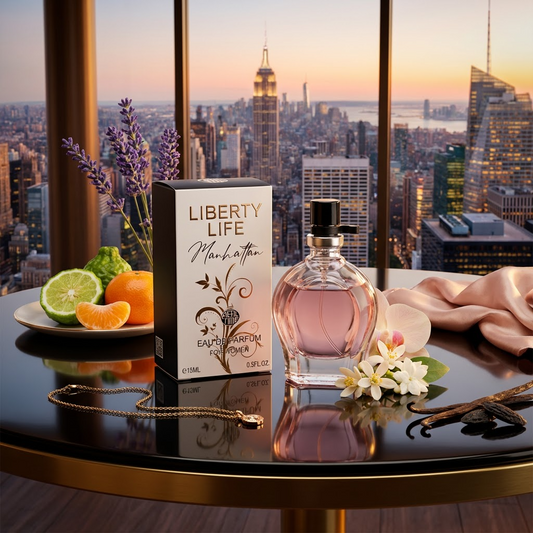 15ml EDP «LIBERTY LIFE MANHATTAN» – âmbar – fragrância fougère