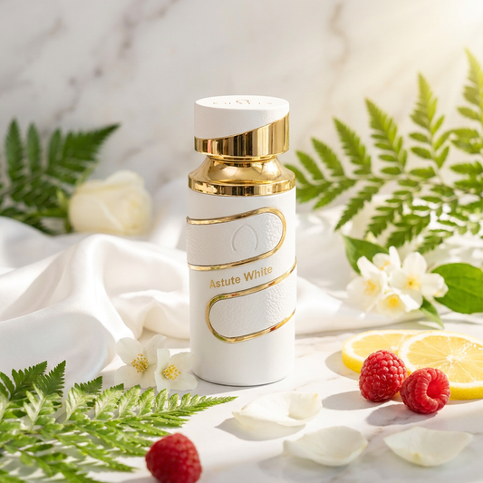 Astute White Luxury Collection EDP 100 ml – Fragrância unissexo frutada e floral