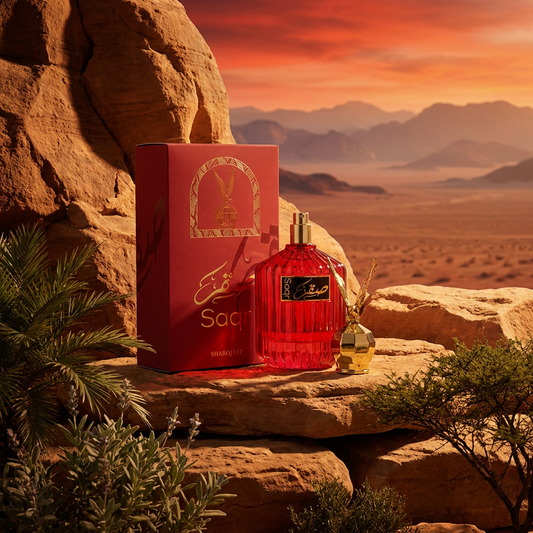 Saqr Sharqiyat Collection EDP 100 ml – Fragrância amadeirada e aromática para homem