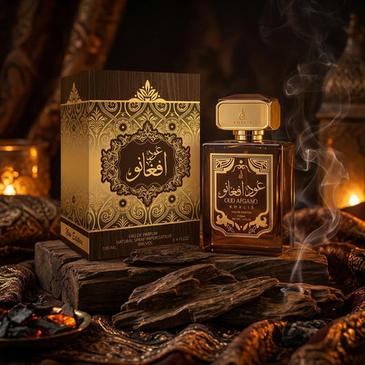 Oud Afgano EDP 100 ml – Fragrância unissexo ambarina e amadeirada