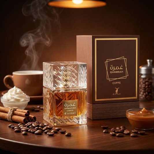 Ghamrah Coffee Eternal Collection EDP 100 ml – Fragrância unissexo com notas picantes e gourmand