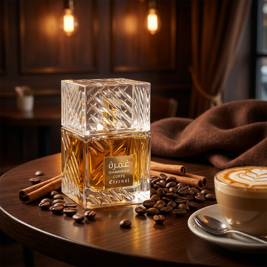 Ghamrah Coffee Eternal Collection EDP 100 ml – Fragrância unissexo com notas picantes e gourmand