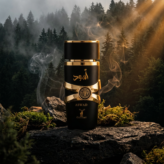 Aswad Eternal Collection EDP 100 ml – Fragrância amadeirada e picante para homem