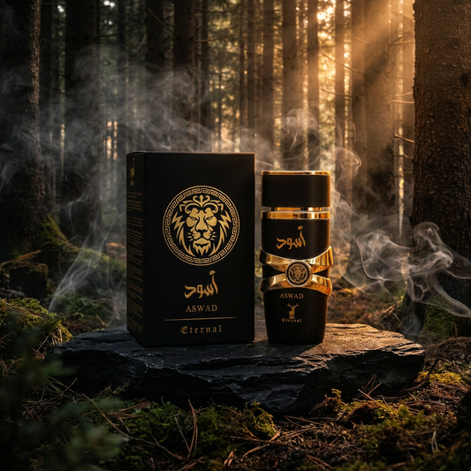 Aswad Eternal Collection EDP 100 ml – Fragrância amadeirada e picante para homem