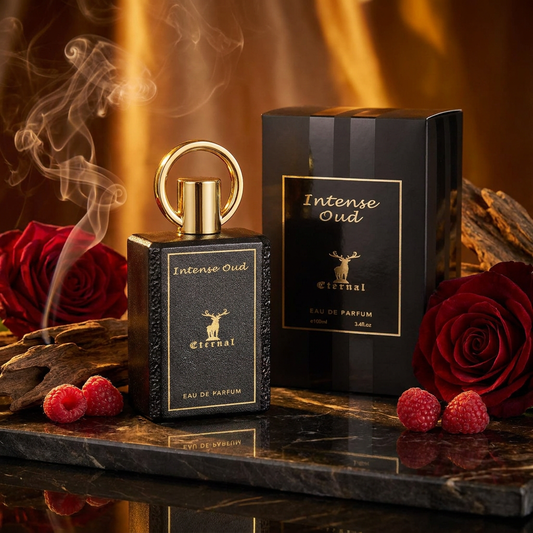 Intense Oud Eternal Collection EDP 100 ml – Fragrância unissexo frutada e amadeirada