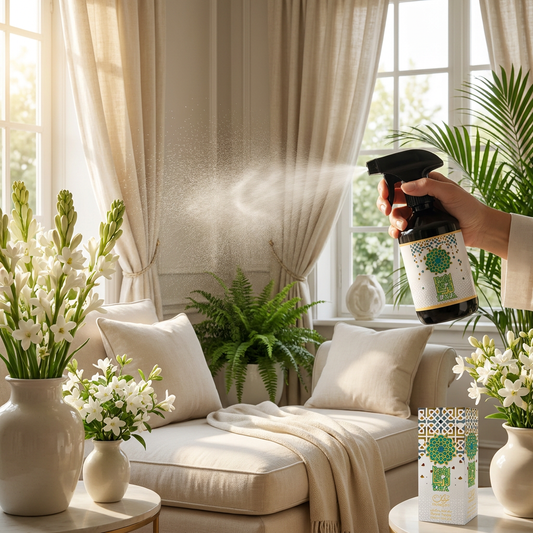 Spray de fragrância para o lar Laya, 500 ml – Aroma floral-amadeirado
