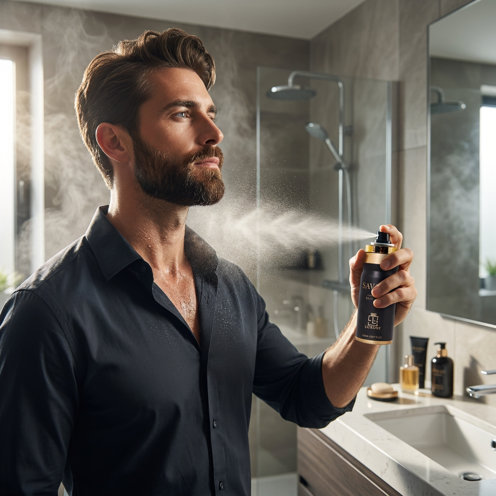 Spray corporal perfumado Savage, 200 ml – Fragrância masculina cítrica-aromática 1 
