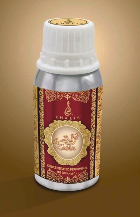 Óleo perfumado concentrado Zakhir 100 ml – Fragrância masculina amadeirada e com notas de couro