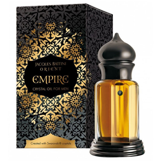 12 ml, Óleo de perfume Jacques Battini Empire: fragrância picante, aromática e amadeirada para homem