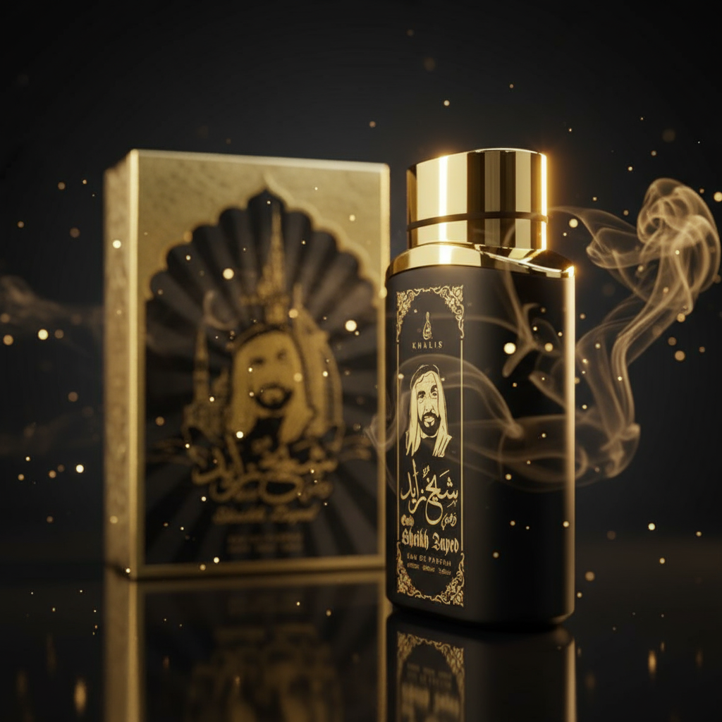 100 ml de Eau de Perfume SHEIKH ZAYED GOLD Fragrância Amadeirada Picante para Homem