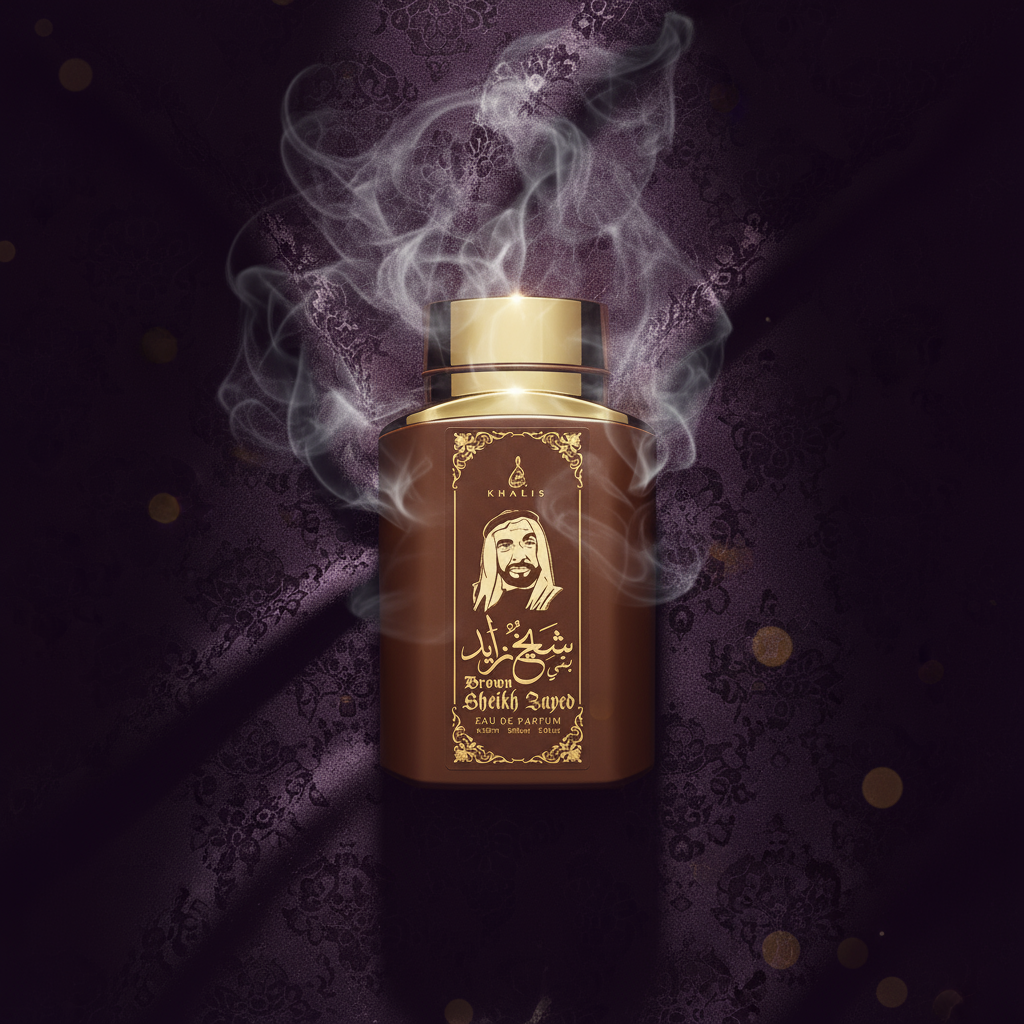 100 ml de Eau de Perfume SHEIKH ZAYED BROWN Fragrância de Baunilha e Oud para Homem 4 