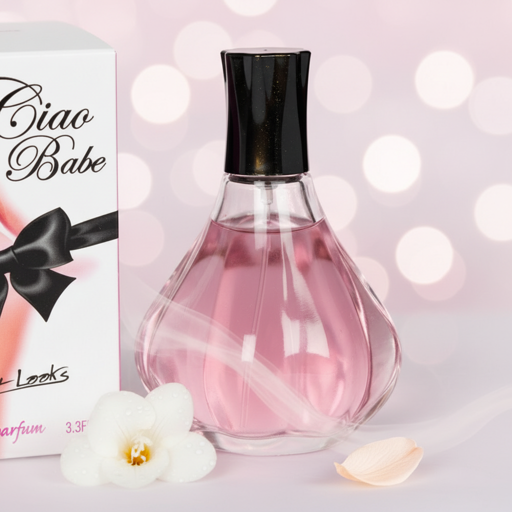 100 ml Eau de Parfum "CIAO BABE" Fragrn|ancia Frutada Floral para Mulheres, com alto teor de óleo perfumado 2% 4 