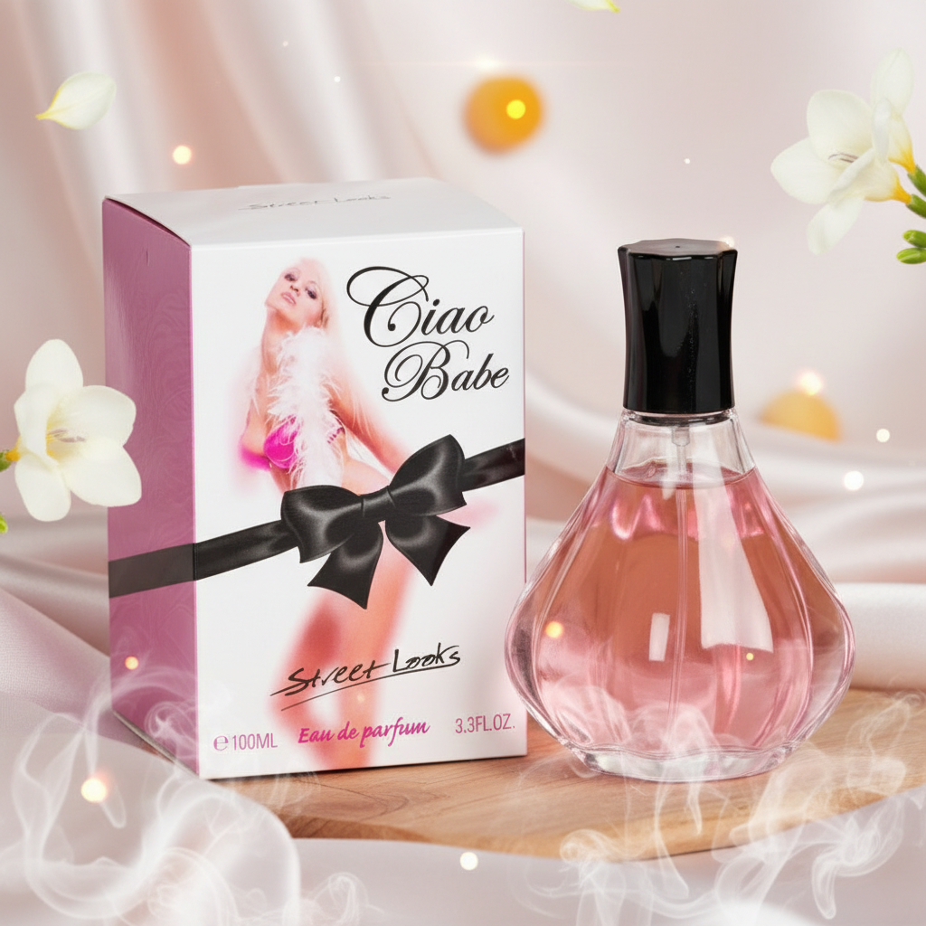 100 ml Eau de Parfum "CIAO BABE" Fragrn|ancia Frutada Floral para Mulheres, com alto teor de óleo perfumado 2% 1 