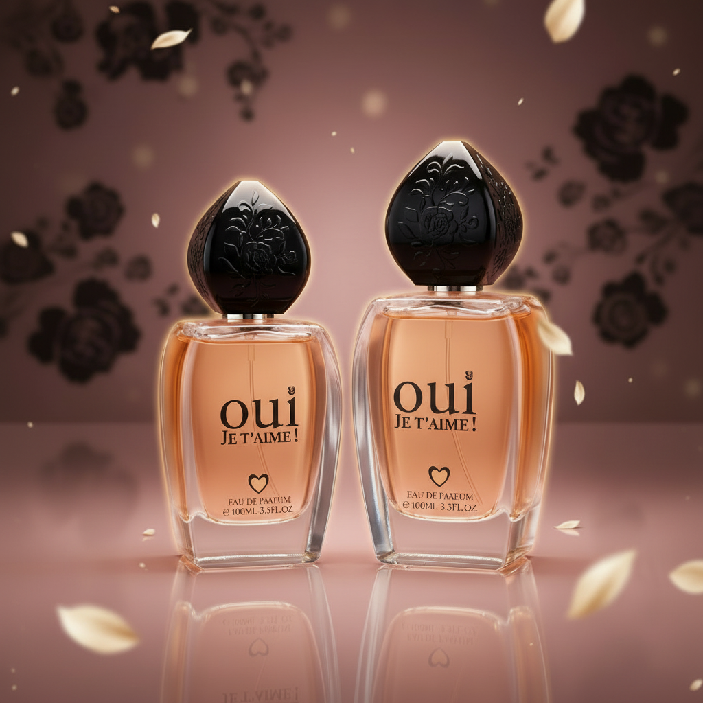 100 ml + 30 ml de Eau de Perfume "OUI JE T'AIME" Chipre - Fragrância de Frutas para Mulheres