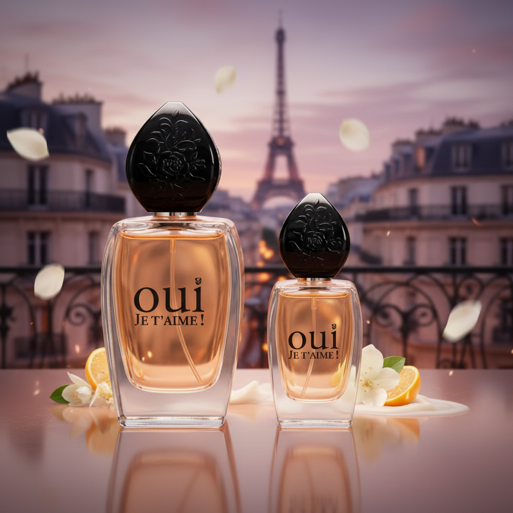 100 ml + 30 ml de Eau de Perfume "OUI JE T'AIME" Chipre - Fragrância de Frutas para Mulheres 7 