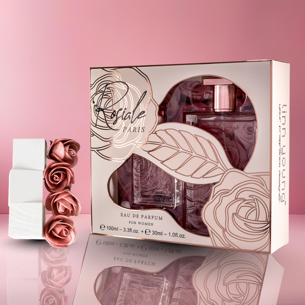 100 ml + 30 ml de Eau de Perfume "ROSIALE" Fresco - Fragrância Floral para Mulheres